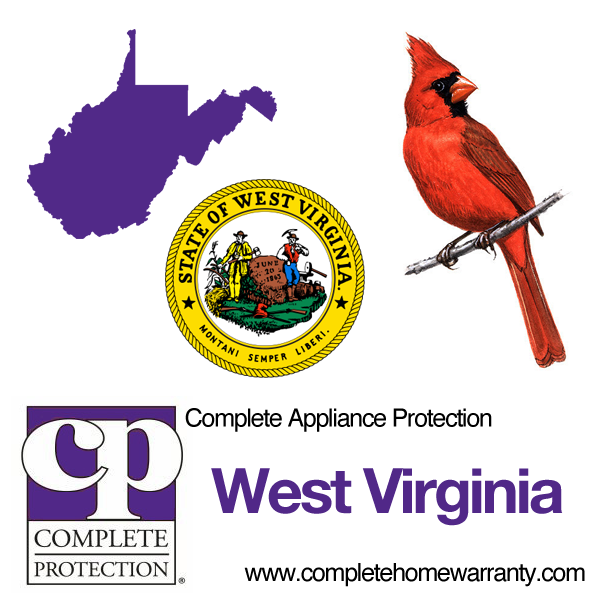 West Virginia Homeowner Appliance Insurance Complete Protection